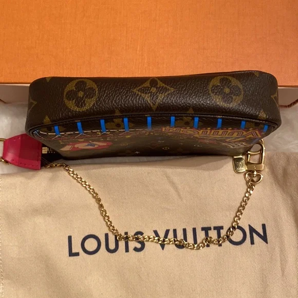 Louis Vuitton 2020 Vivienne—Christmas Limited Edition-Monogram Mini Ponchette - Picture 3 of 8